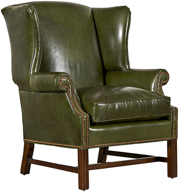 Classic Chippendale Wing Chair